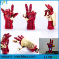 Karikatur Figur Rächer Ironman Hand LED USB Flash Drive